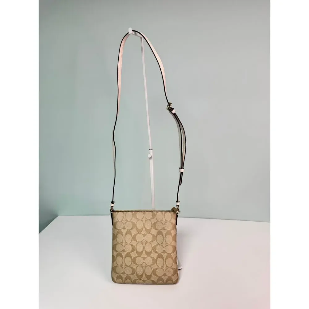 NWOT! Coach Mini Rowan File Crossbody With Adjustable Strap - Canvas